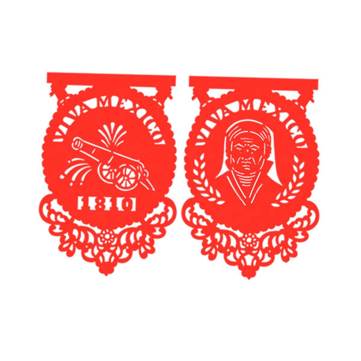 Papel Picado, Diseño Fiestas Patrias, 2.6 m