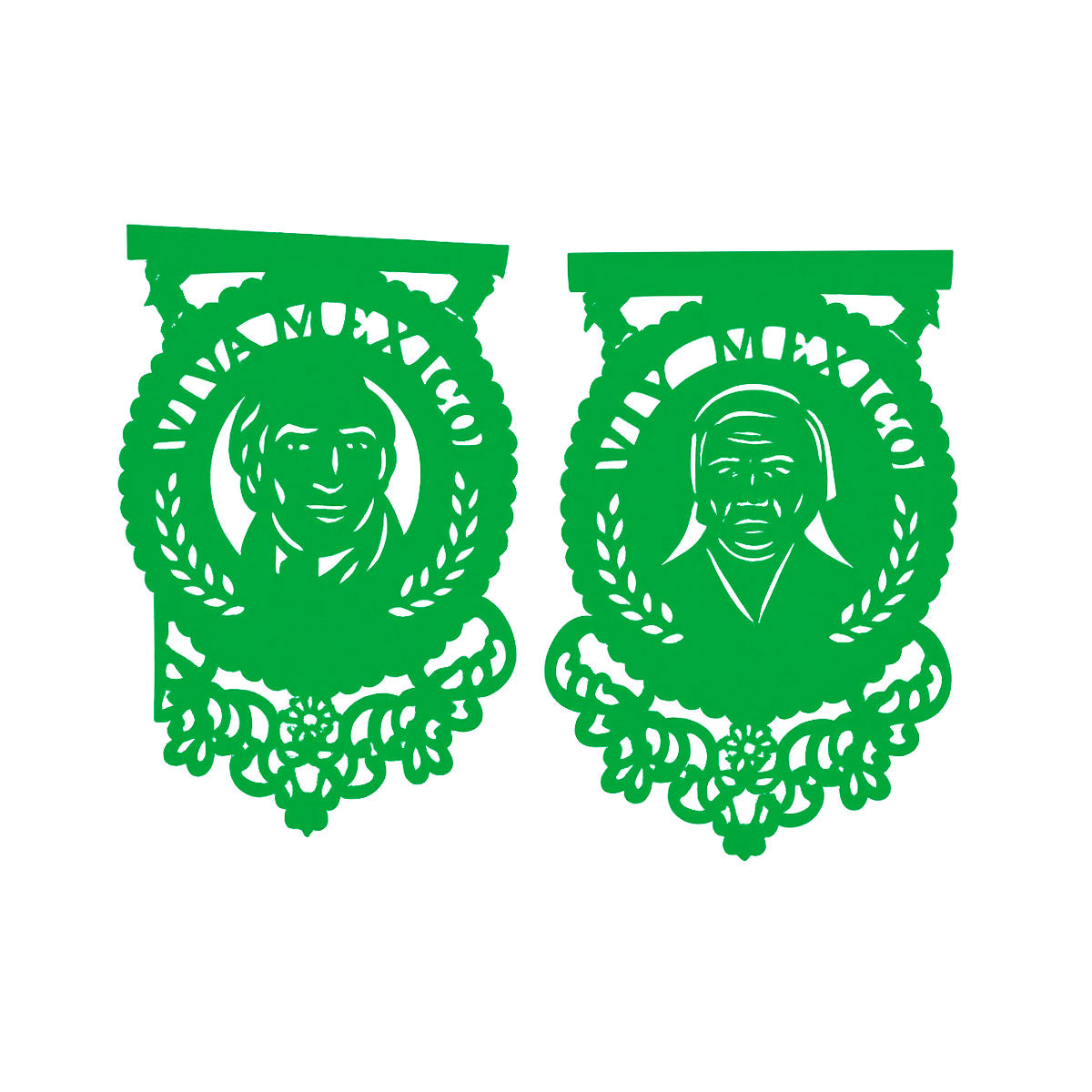 Papel Picado, Diseño Fiestas Patrias, 2.6 m