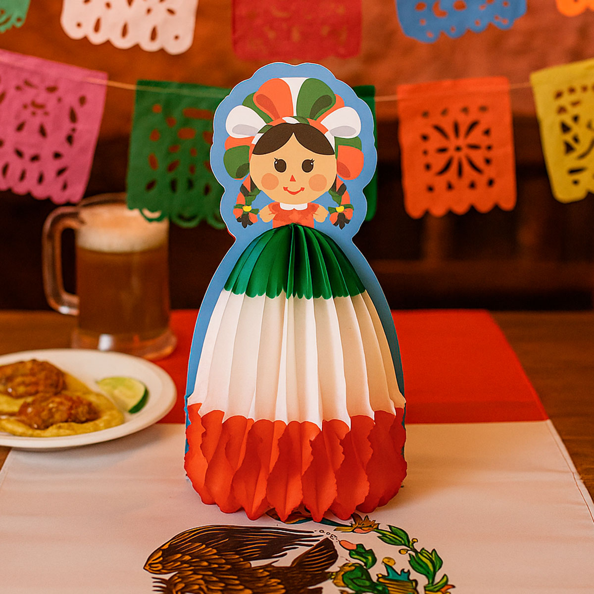 Muñeca, Decoración con Diseño de Fiestas Patrias