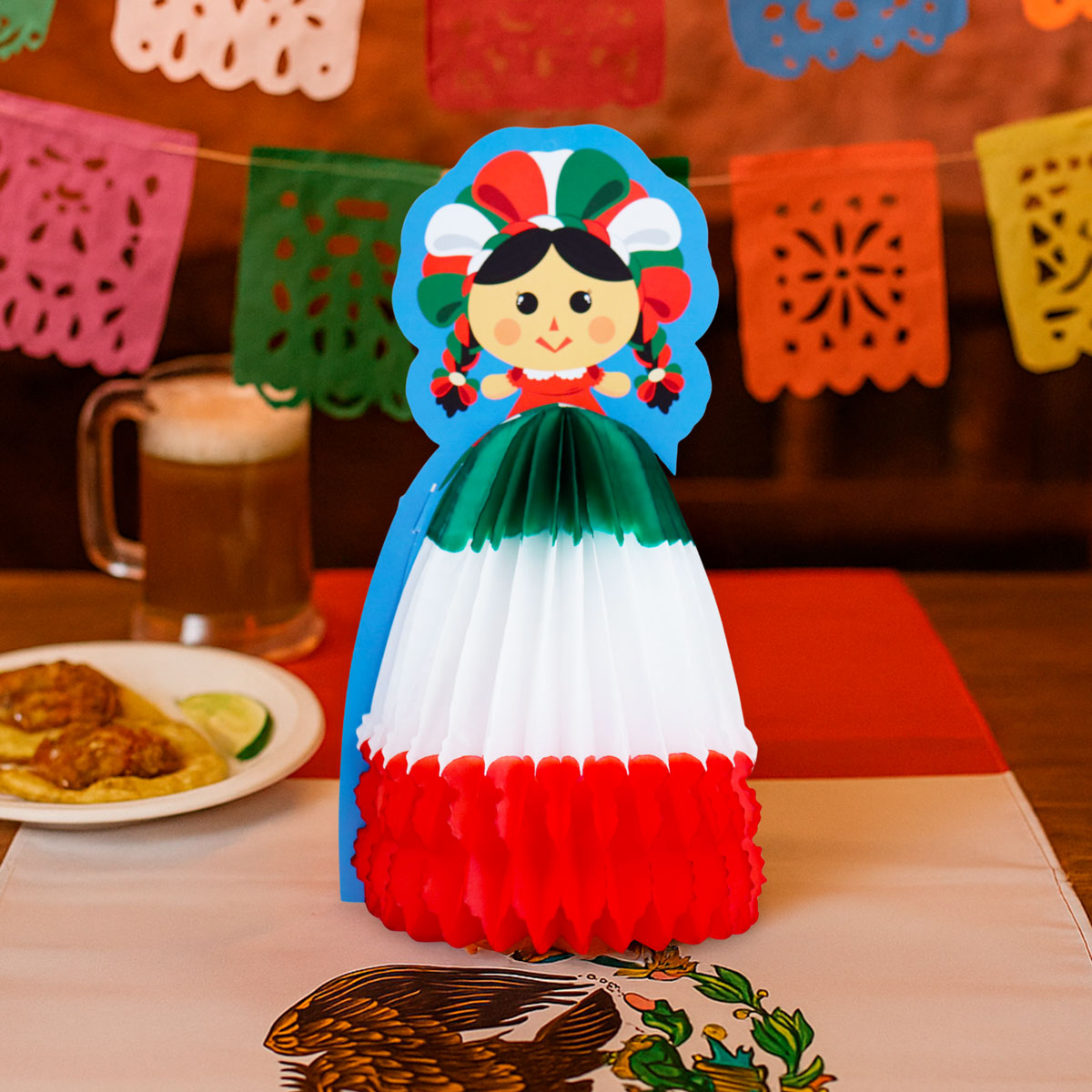 Muñeca, Decoración con Diseño de Fiestas Patrias