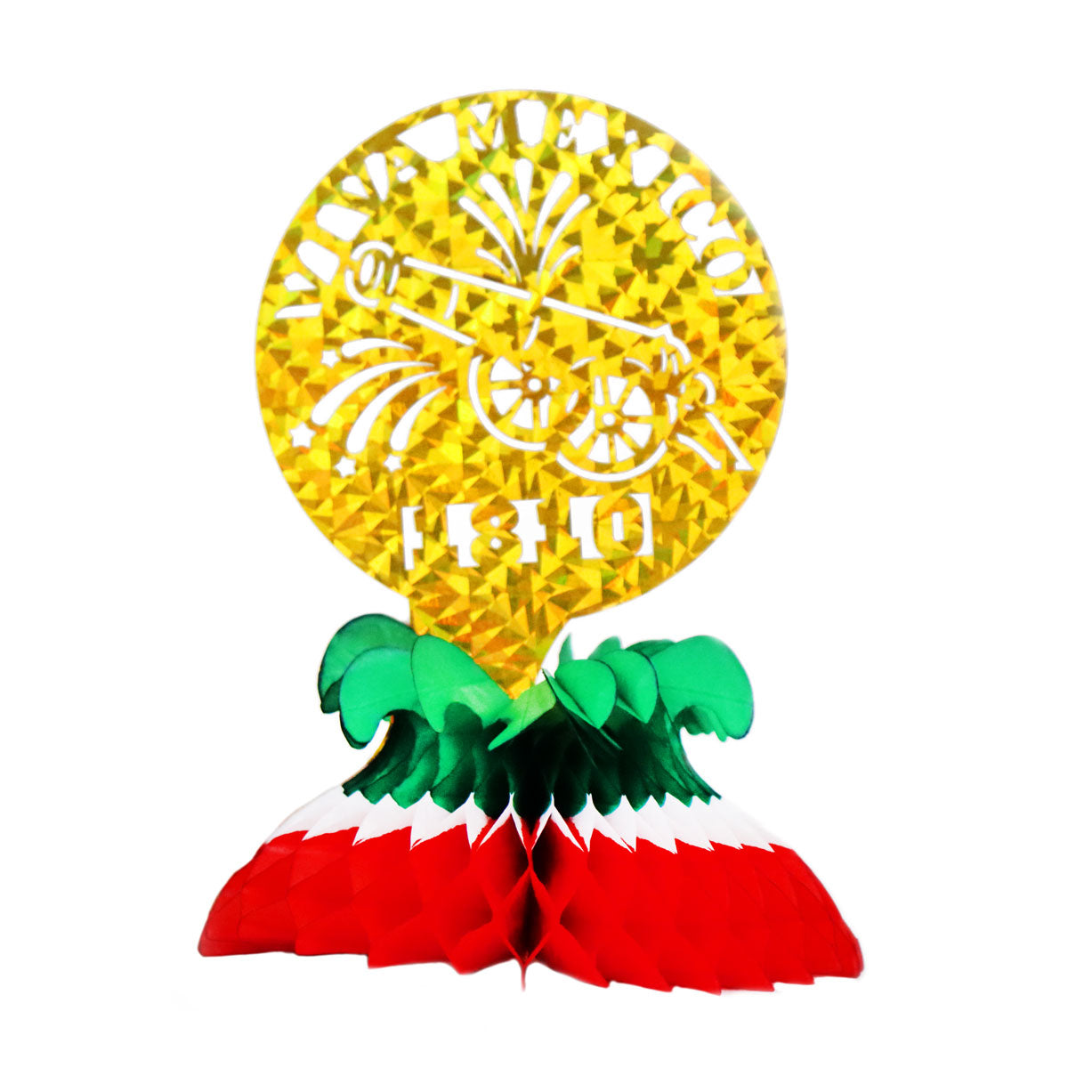 Tanque, Centro de Mesa con Diseño de Fiestas Patrias