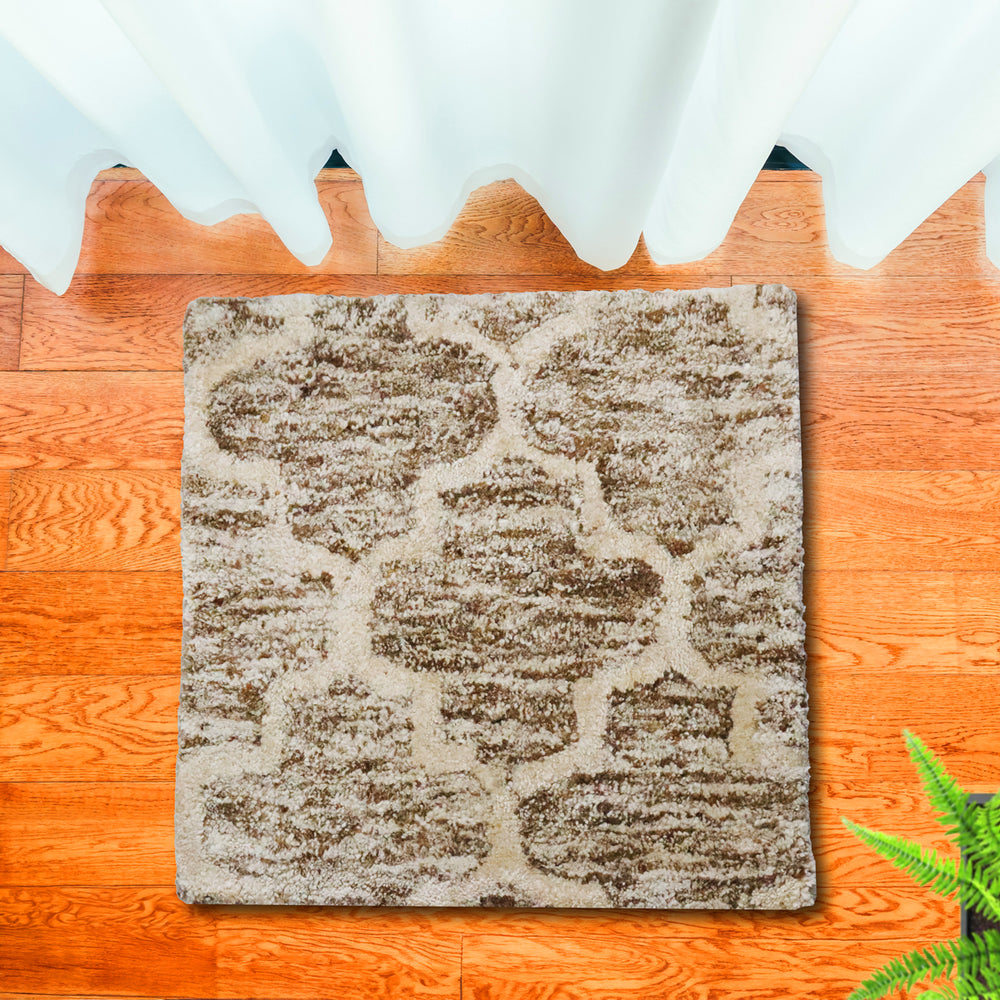 Tapete Cuadrado, Color Beige