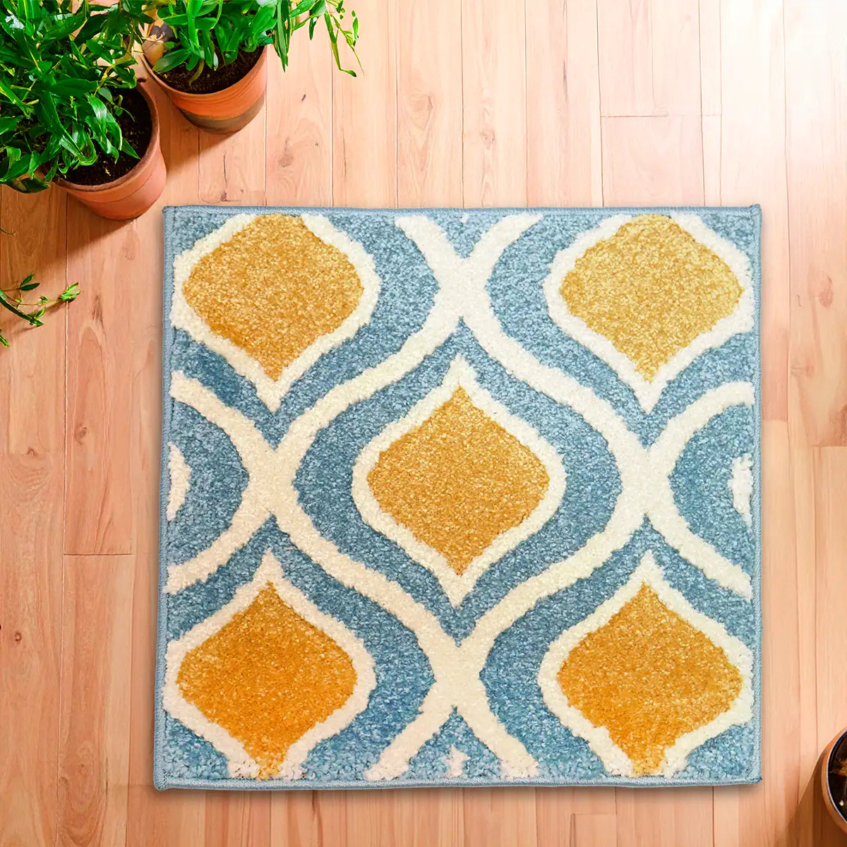 Amarillo, Tapete Cuadrado