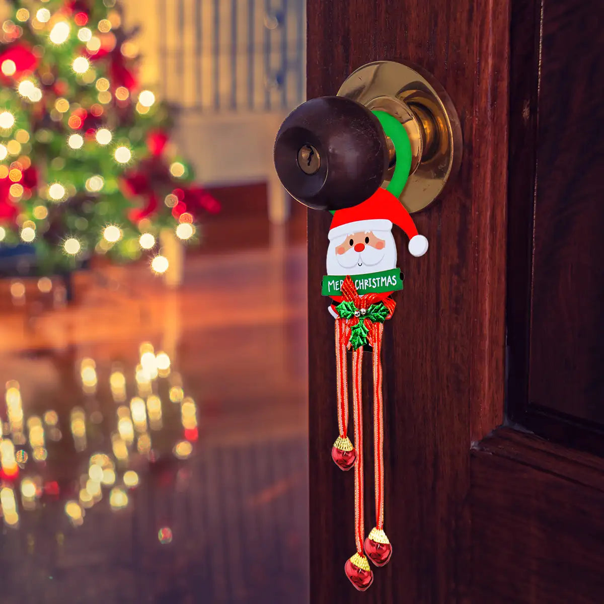 Decoración Navideña para Perilla, Santa Claus