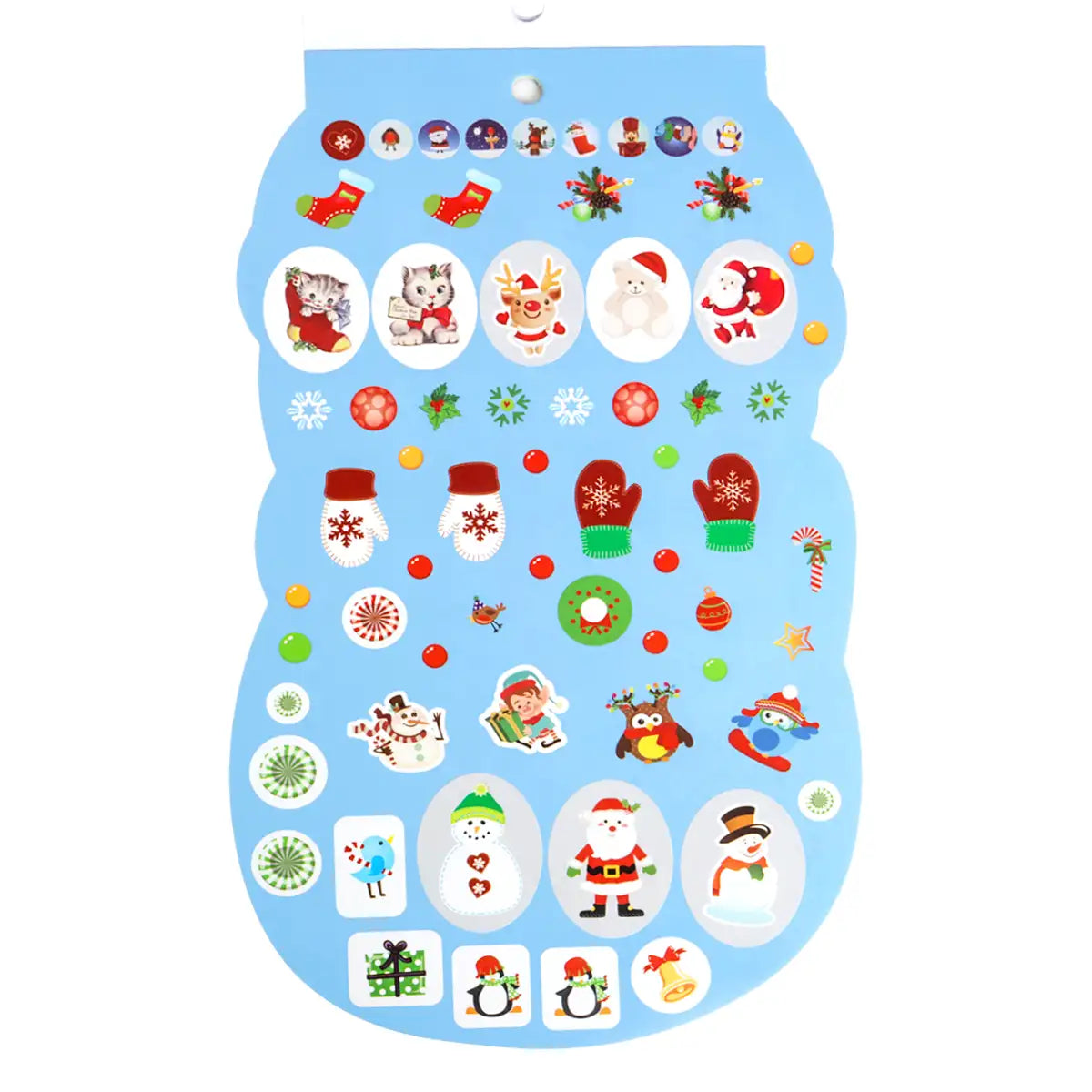 Libro de Stickers Navideños, Muñeco de Nieve