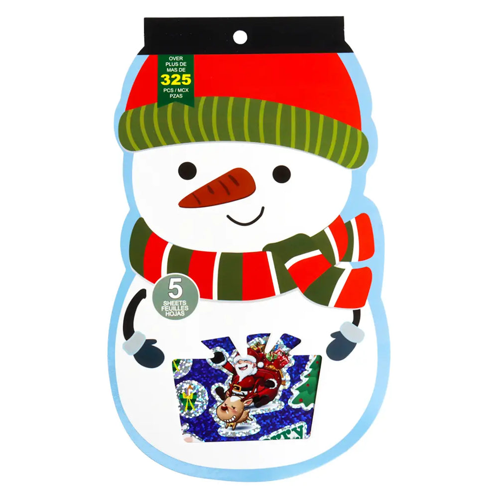 Libro de Stickers Navideños, Muñeco de Nieve