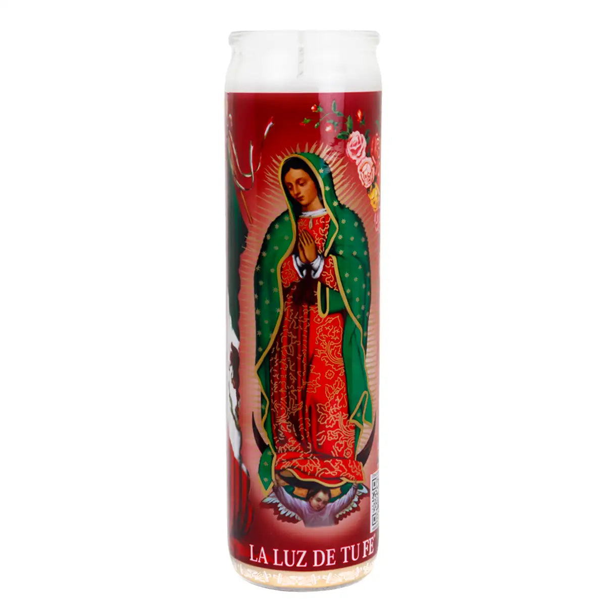 Veladora, Virgen de Guadalupe, 20 cm