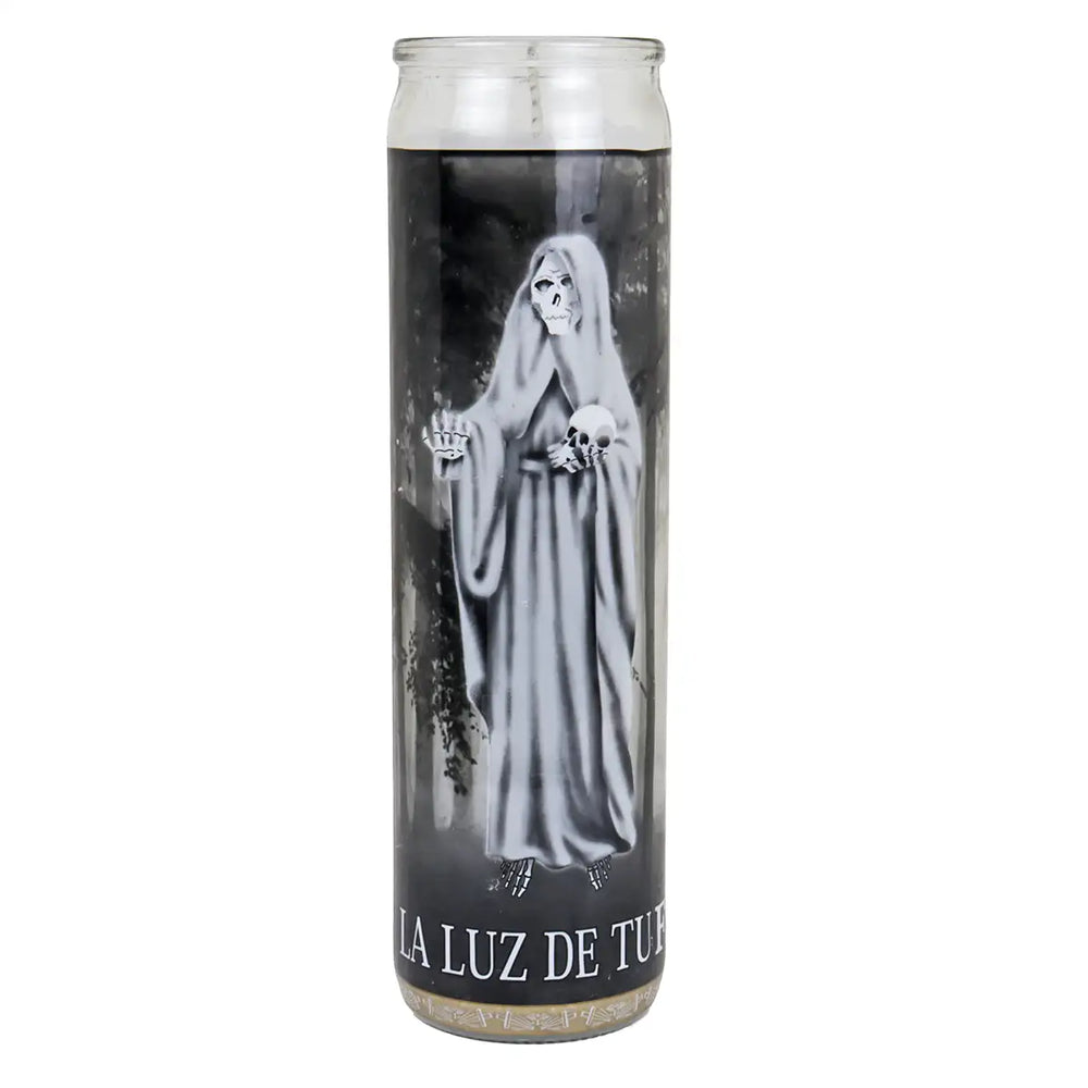 Veladora, Santa Muerte Blanca, 20 cm
