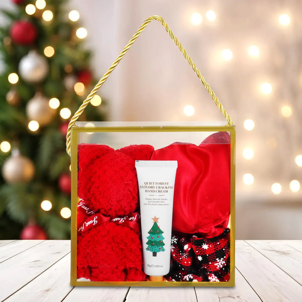 Kit de Regalo Navideño, Color Rojo