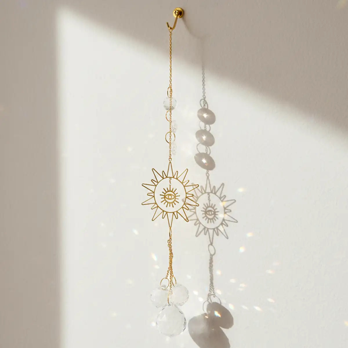 Atrapasol Decorativo de Cristal, Diseño Sol, Room2Room