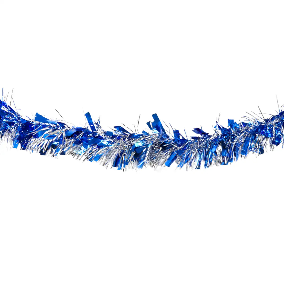 Guirnalda Navideña, Color Azul, Tinsel