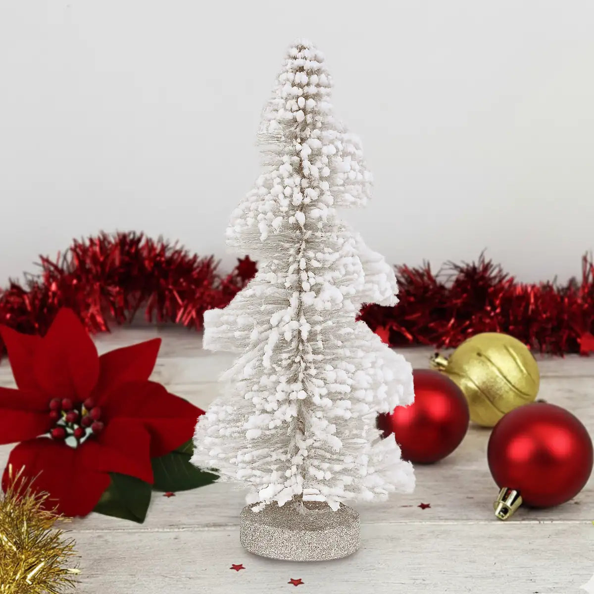 Árbol Nevado Artificial, Decoración de Mesa
