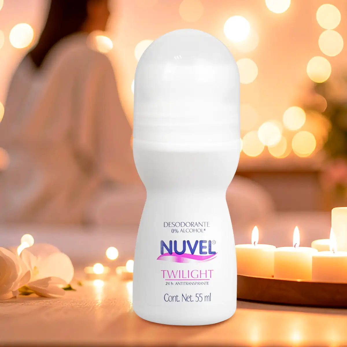 Desodorante Nuvel, Antitranspirante, 55 ml