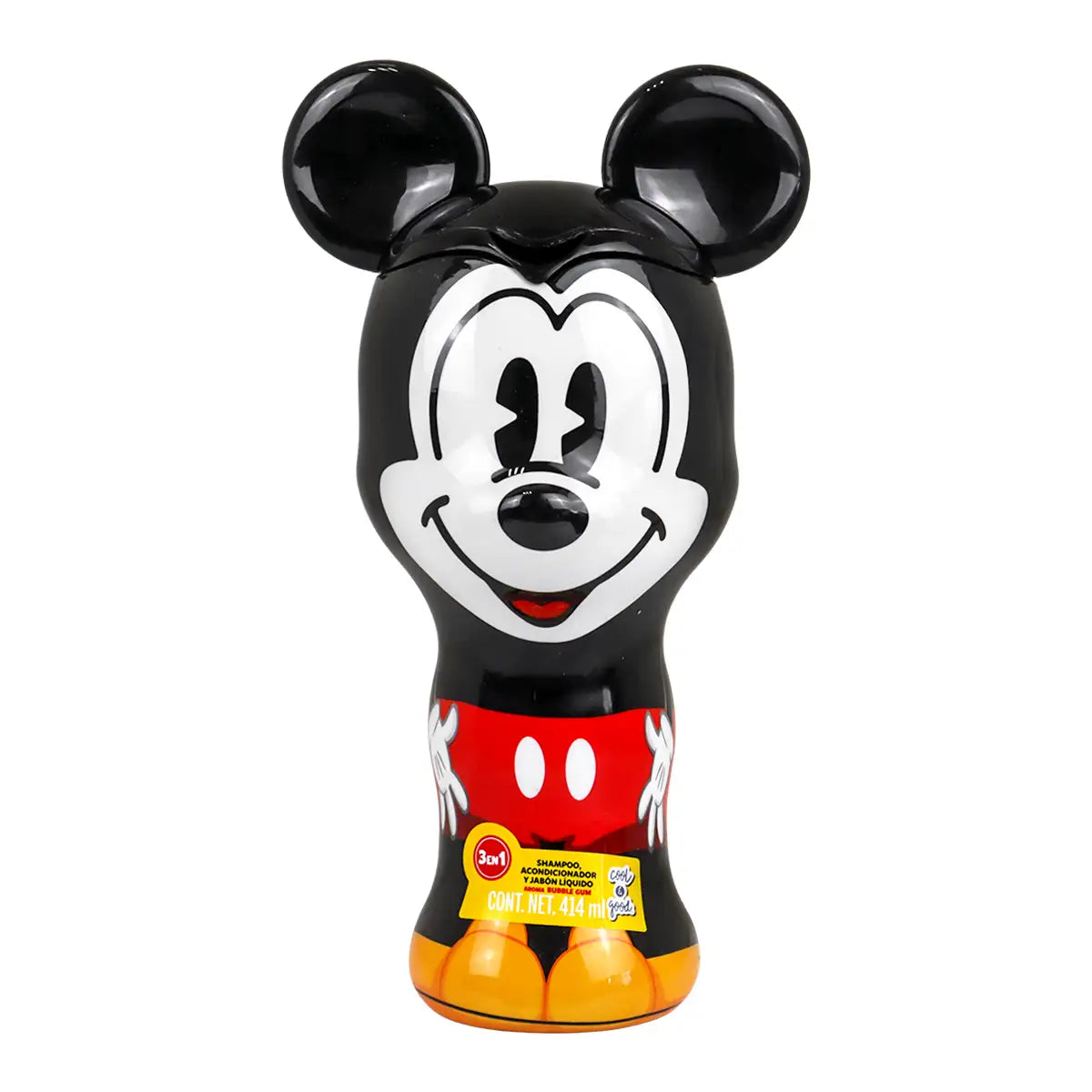 Mickey, Shampoo, Acondicionador y Jabón Líquido 3 en 1
