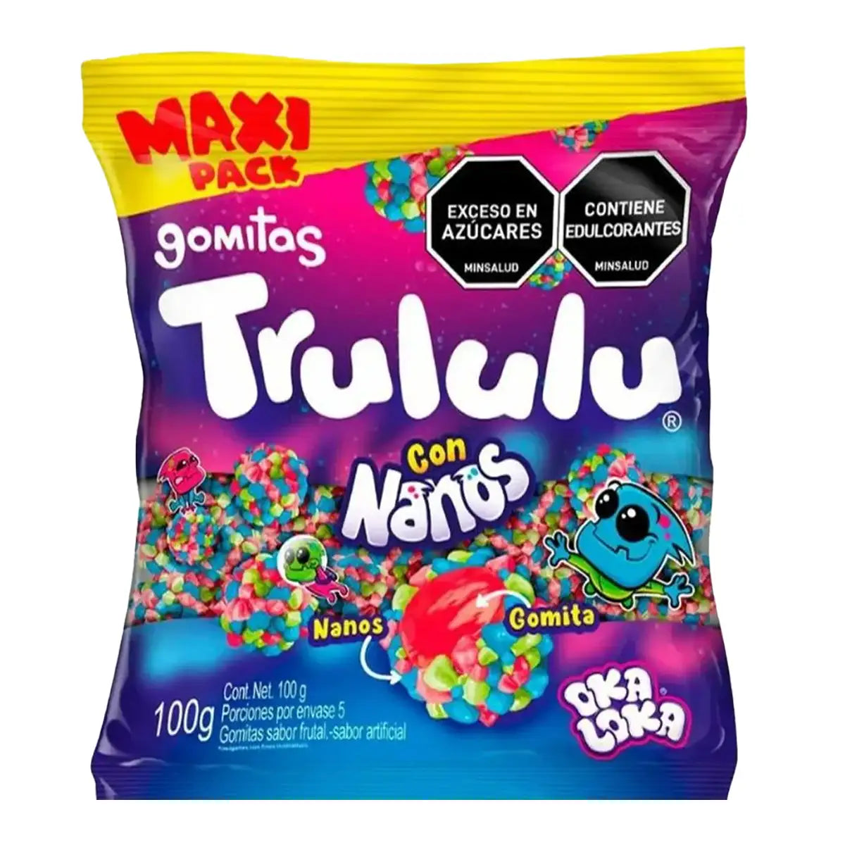 Gomitas Trululu con Nanos, 100 g