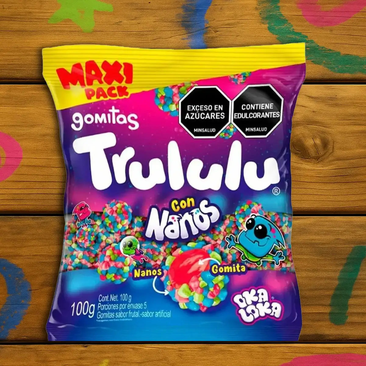 Gomitas Trululu con Nanos, 100 g