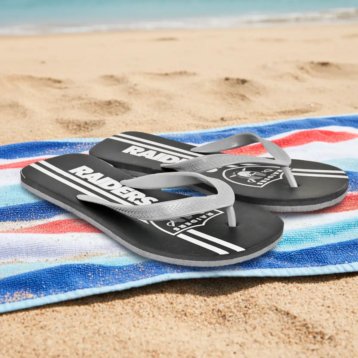 Sandalias NFL, Raiders