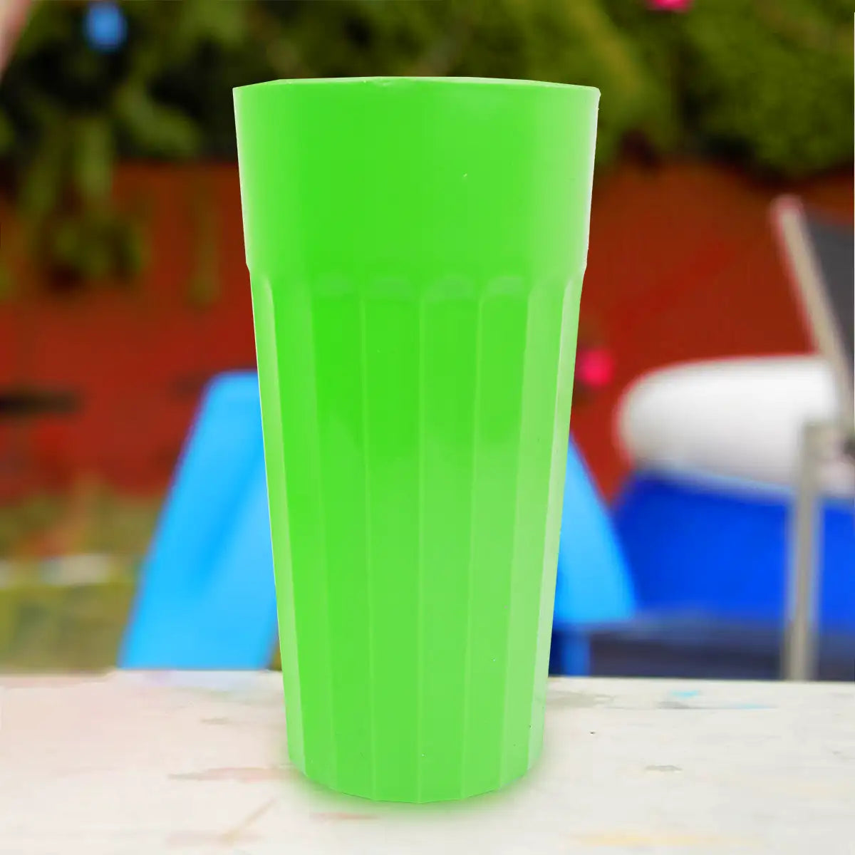 Vaso de Plástico, Color Verde, 820 ml