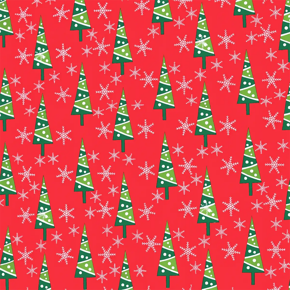 Papel para Envolver, Navideño, Color Rojo
