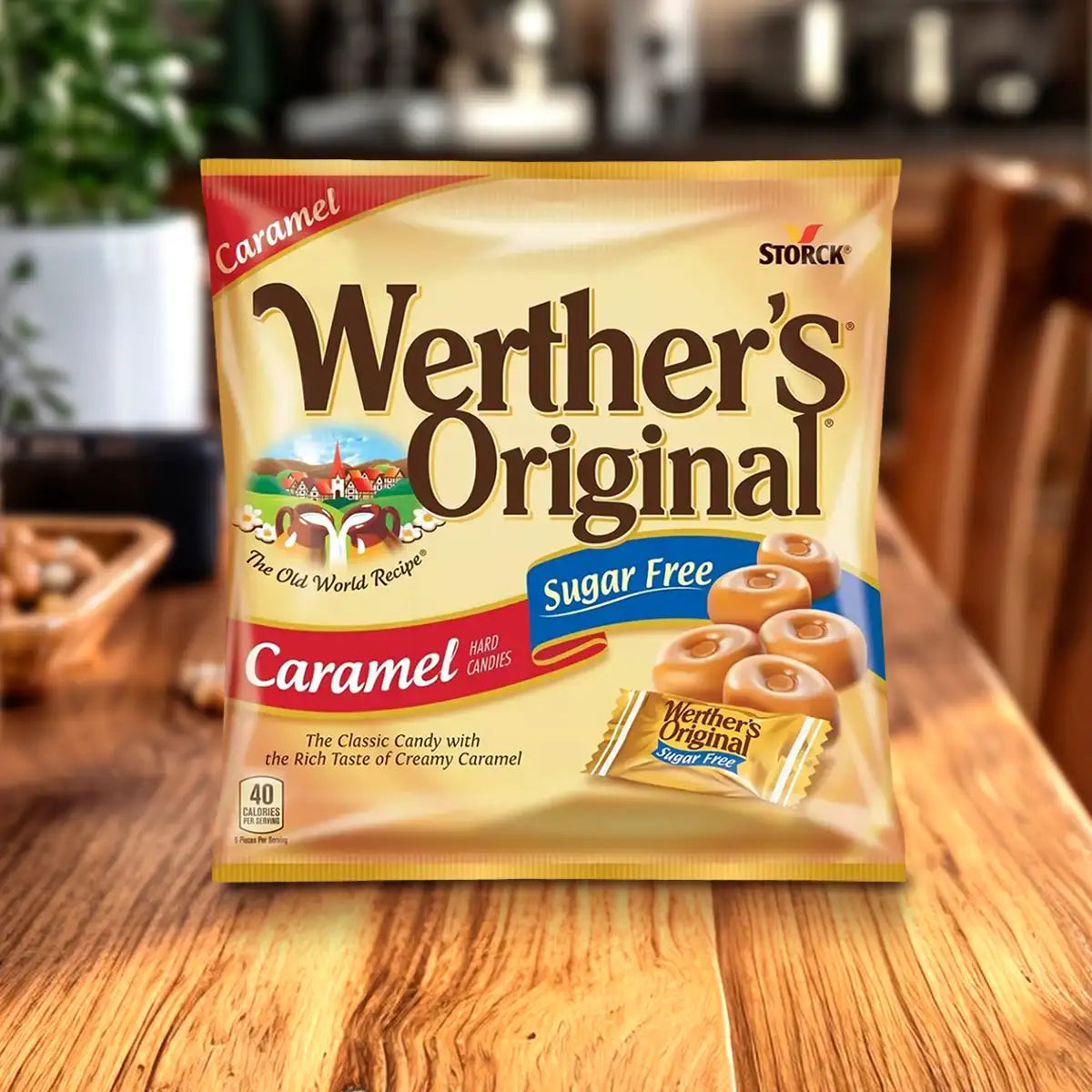 Caramelos Werther's Original Sin Azúcar, 38 g