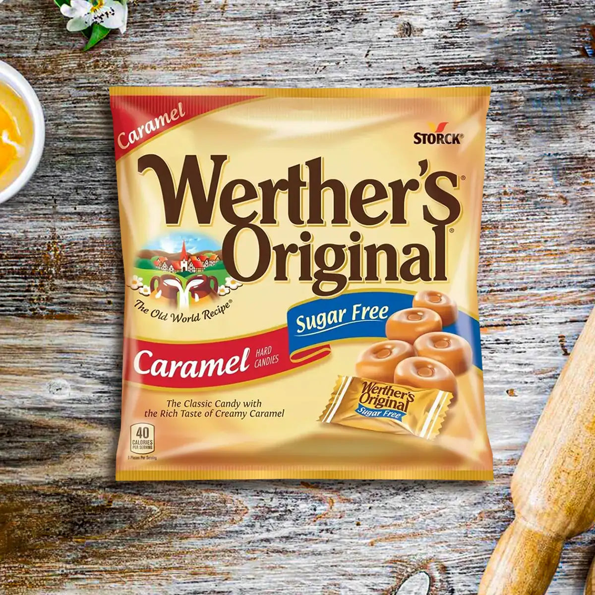 Caramelos Werther's Original Sin Azúcar, 38 g