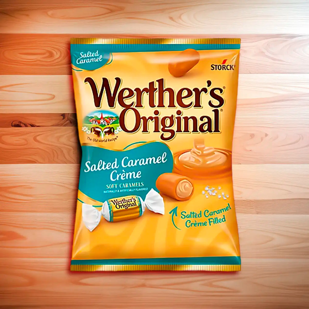 Caramelos Suaves Werther's Original Crema de Caramelo Salado, 58 g