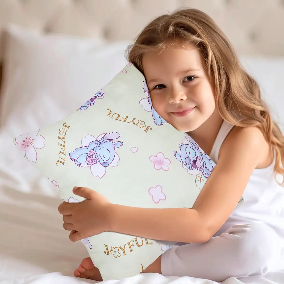 Cojín, Stitch, Joyful