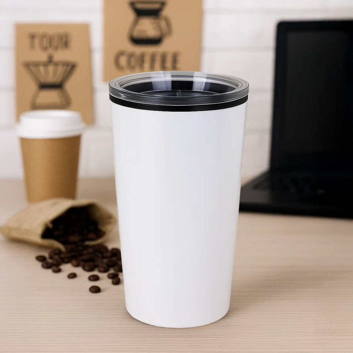 Termo, Color Blanco, 620 ml