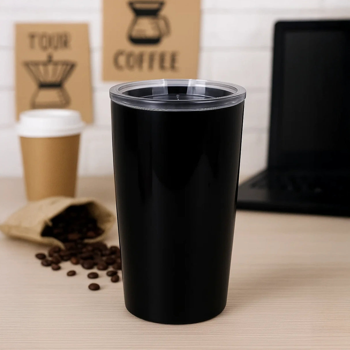 Termo, Color Negro, 620 ml