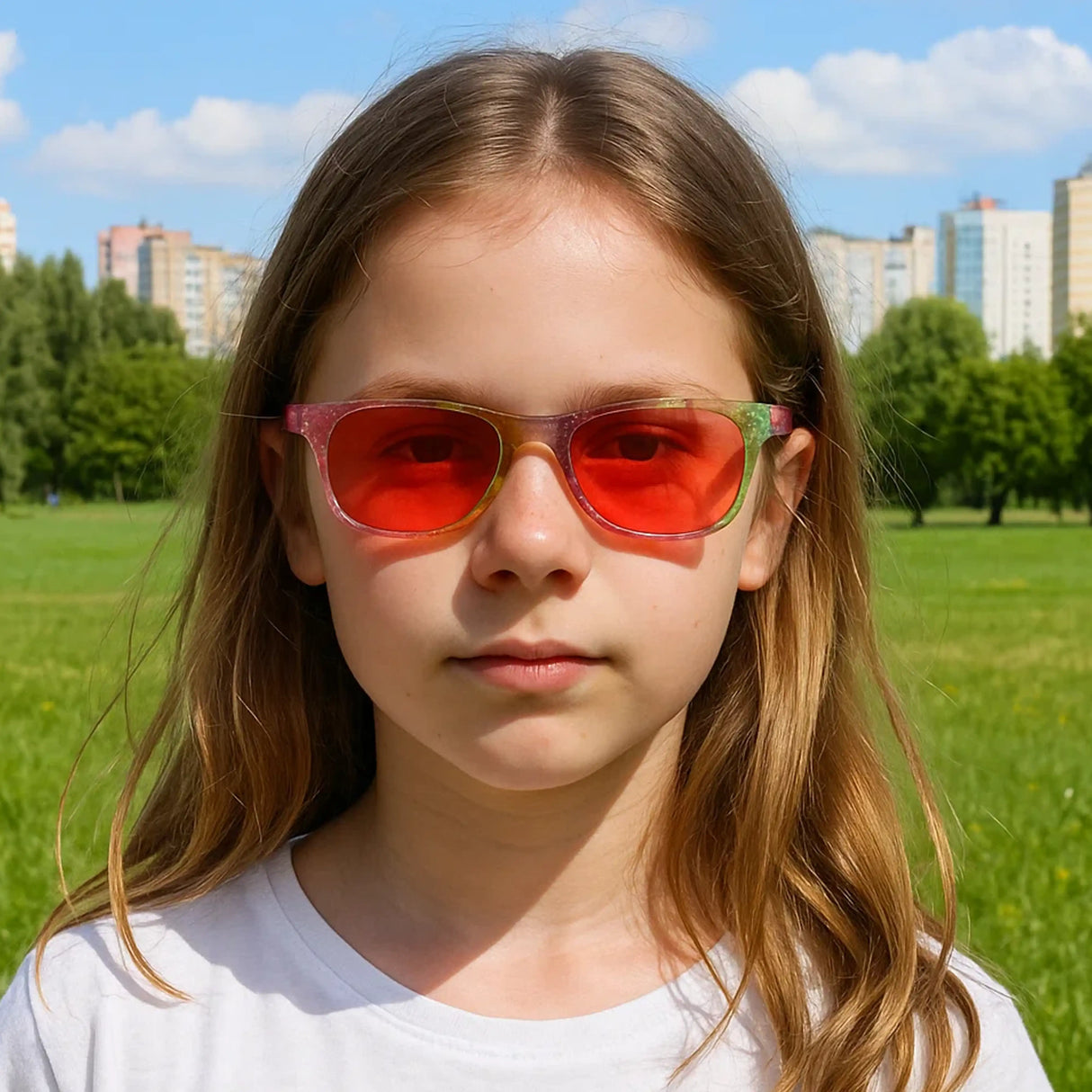 Lentes para Sol de Niña, Diseño Glitter
