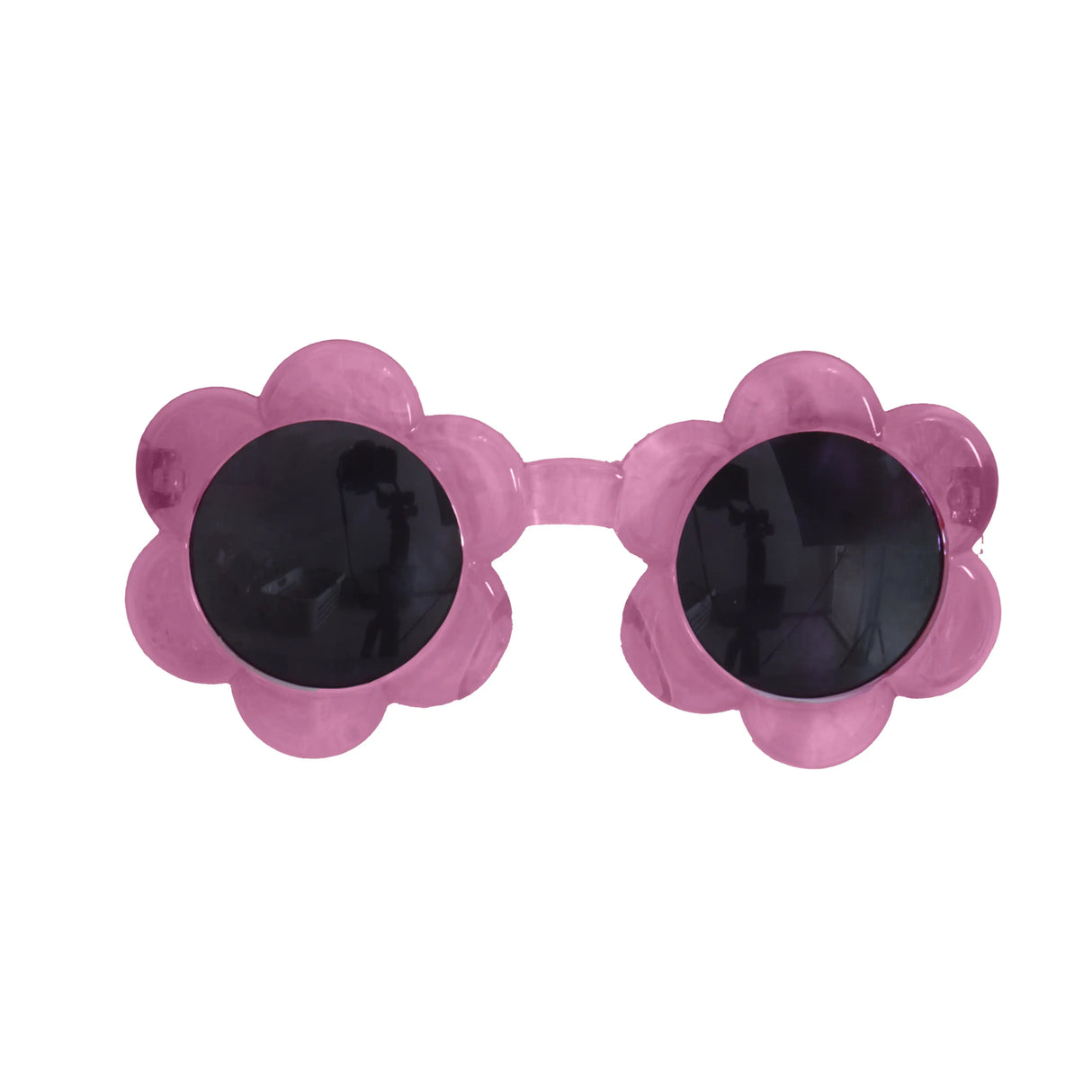 Lentes para Sol de Niña, Diseño Flor, Color Rosa