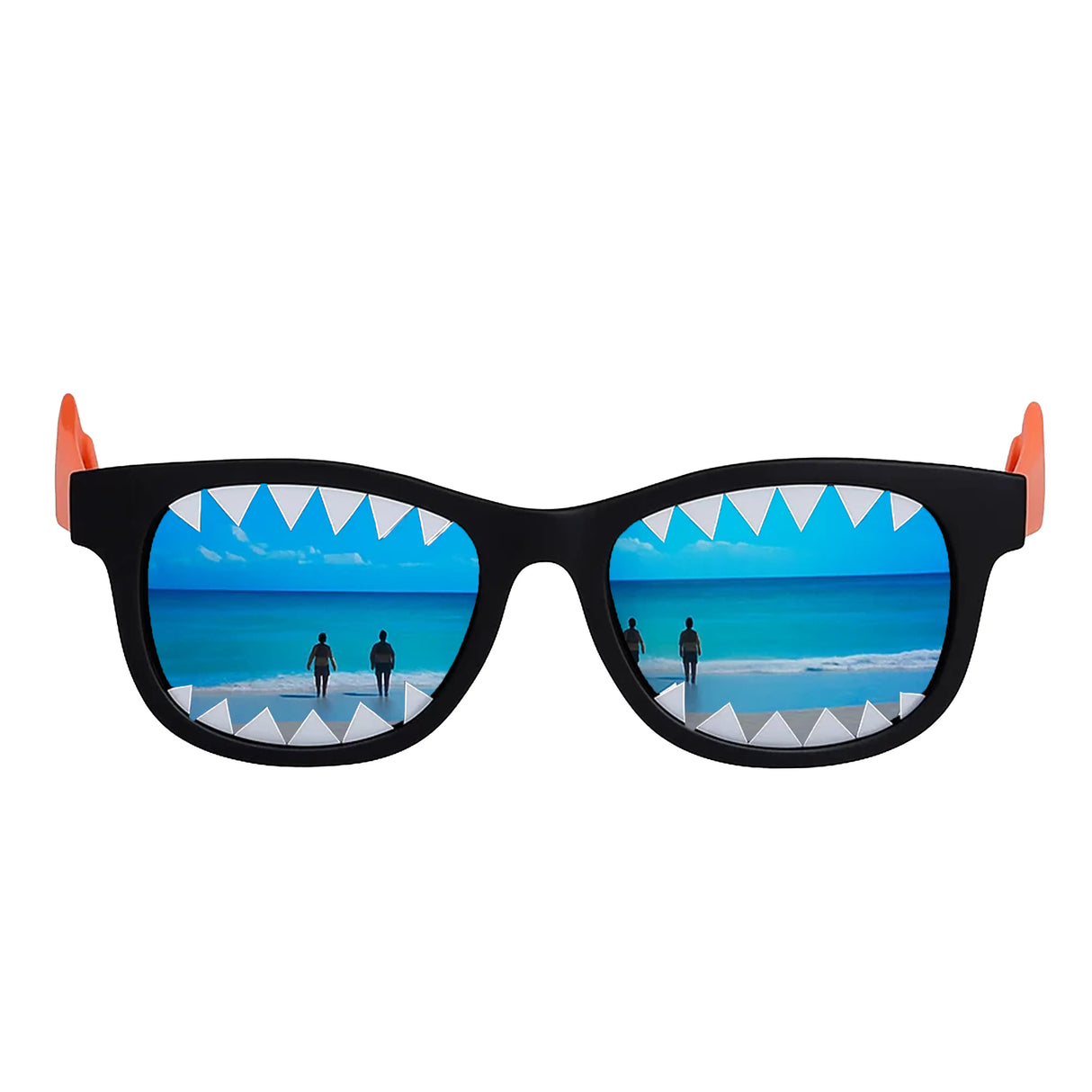 Lentes para Sol de Niño, Diseño Dientes, Color Negro