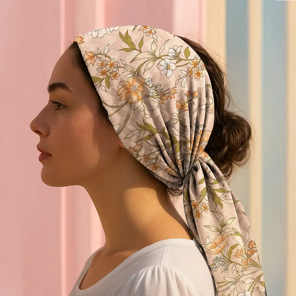 Flores, Pashmina, Color Café