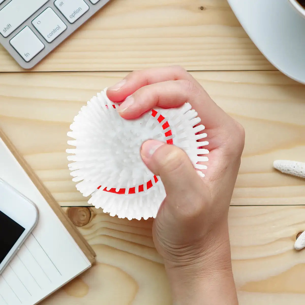 Pelota Antiestrés, Color Blanco
