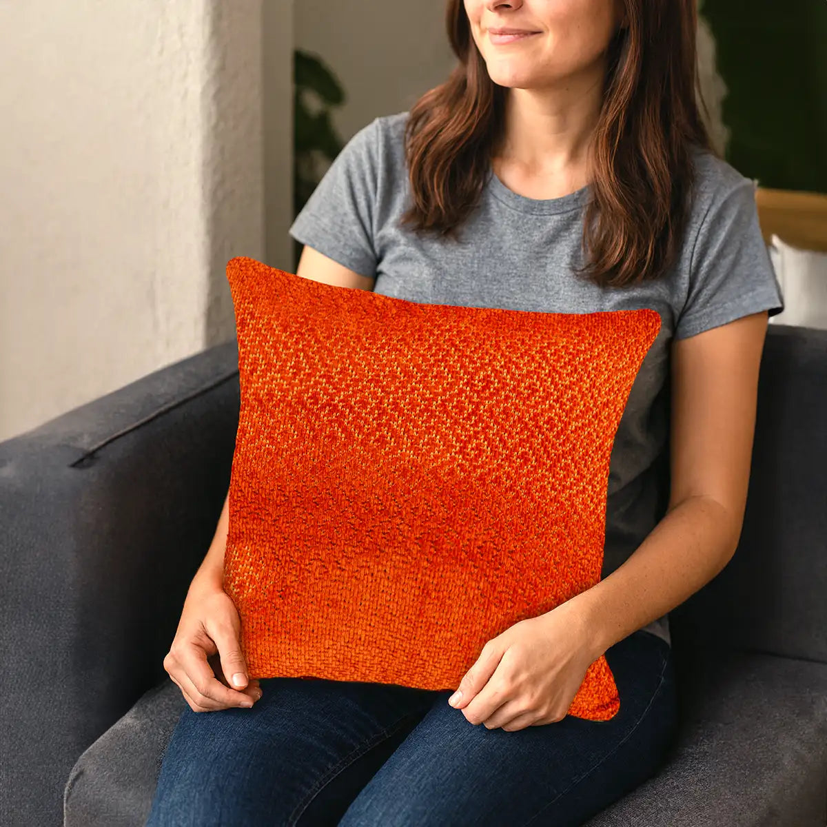 Cojín, Color Naranja