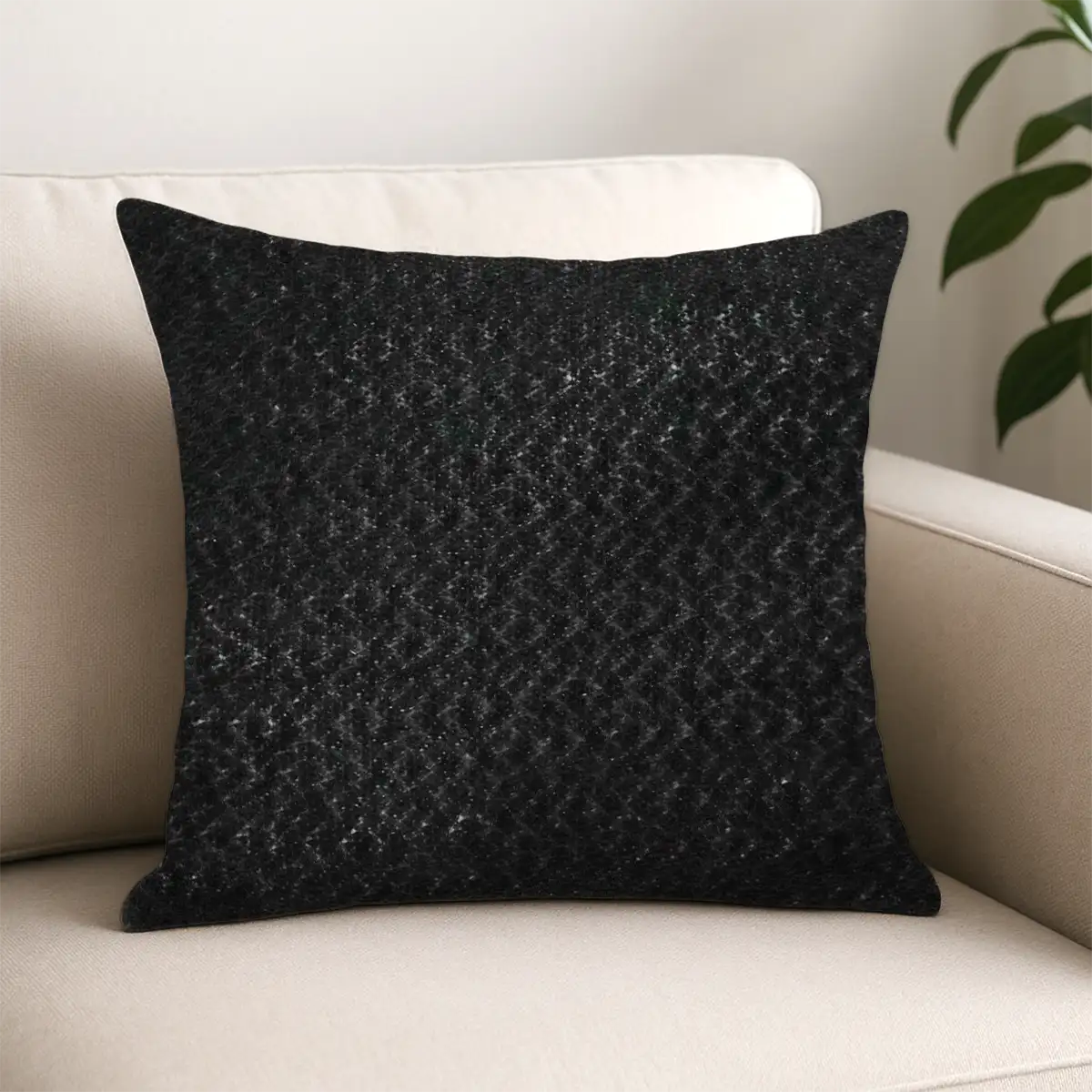 Cojín, Color Negro