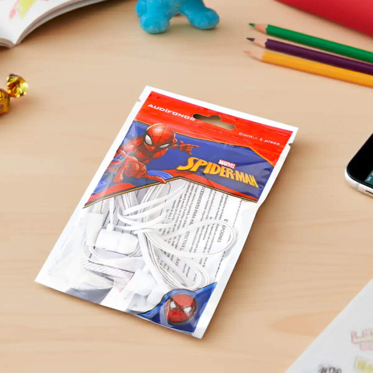 Spiderman, Audífonos Alámbricos