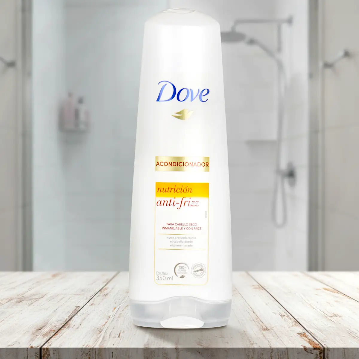 Acondicionador Anti Frizz, Dove, 350 ml