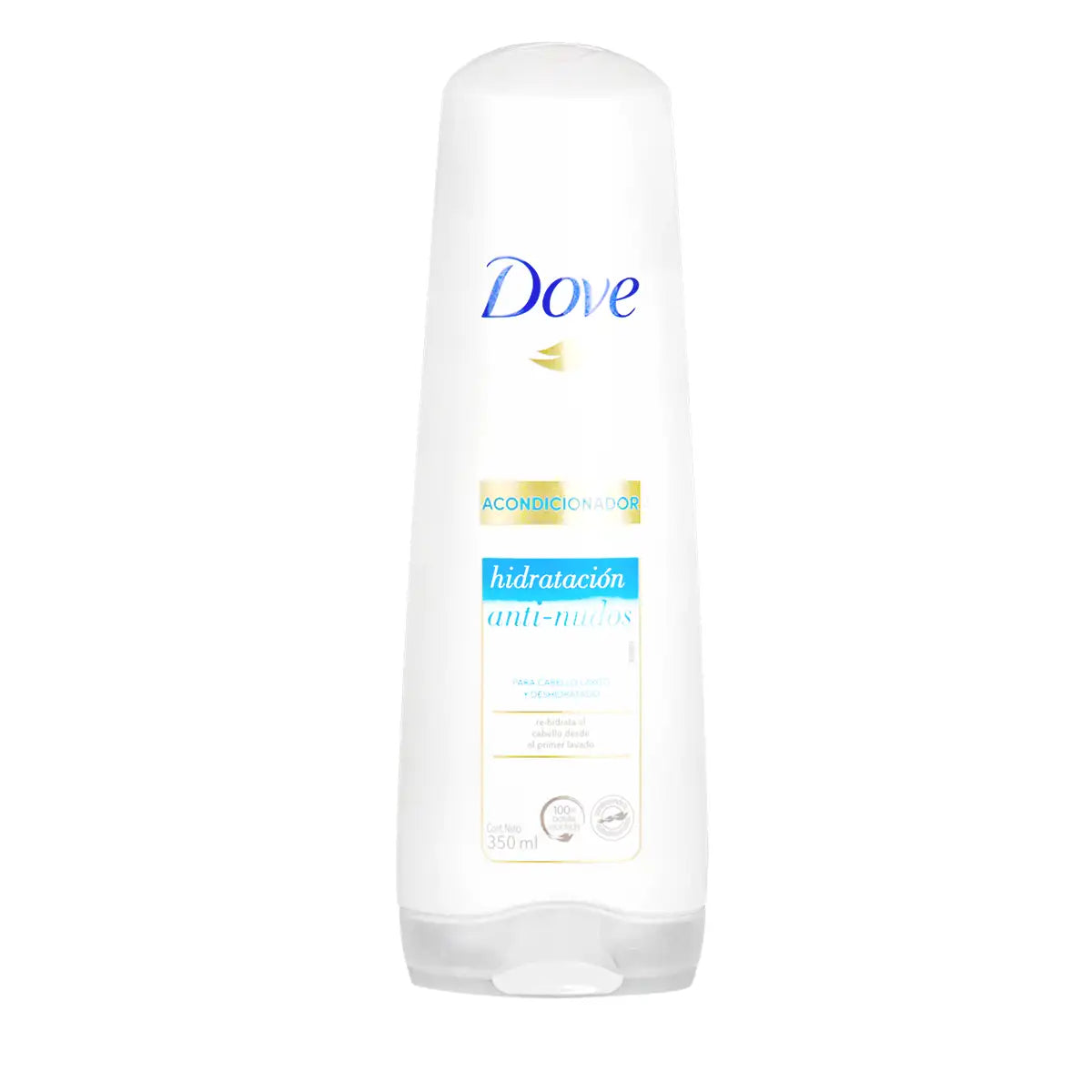 Dove Acondicionador Hidratación Anti Nudos, 350 ml