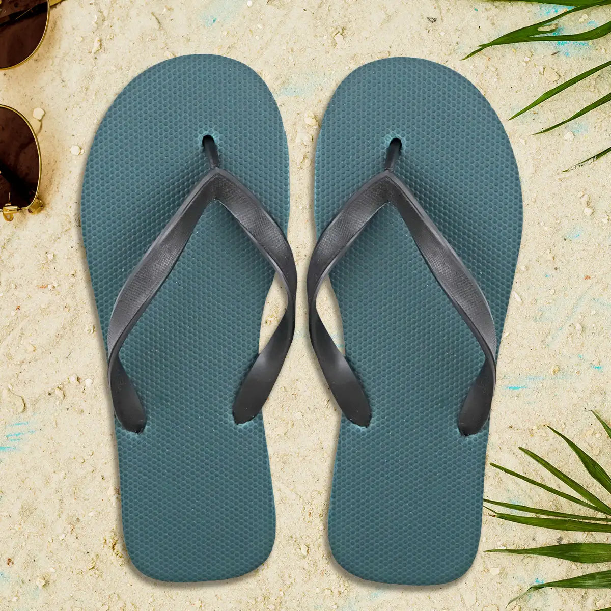 Sandalias, Color Verde y Negro