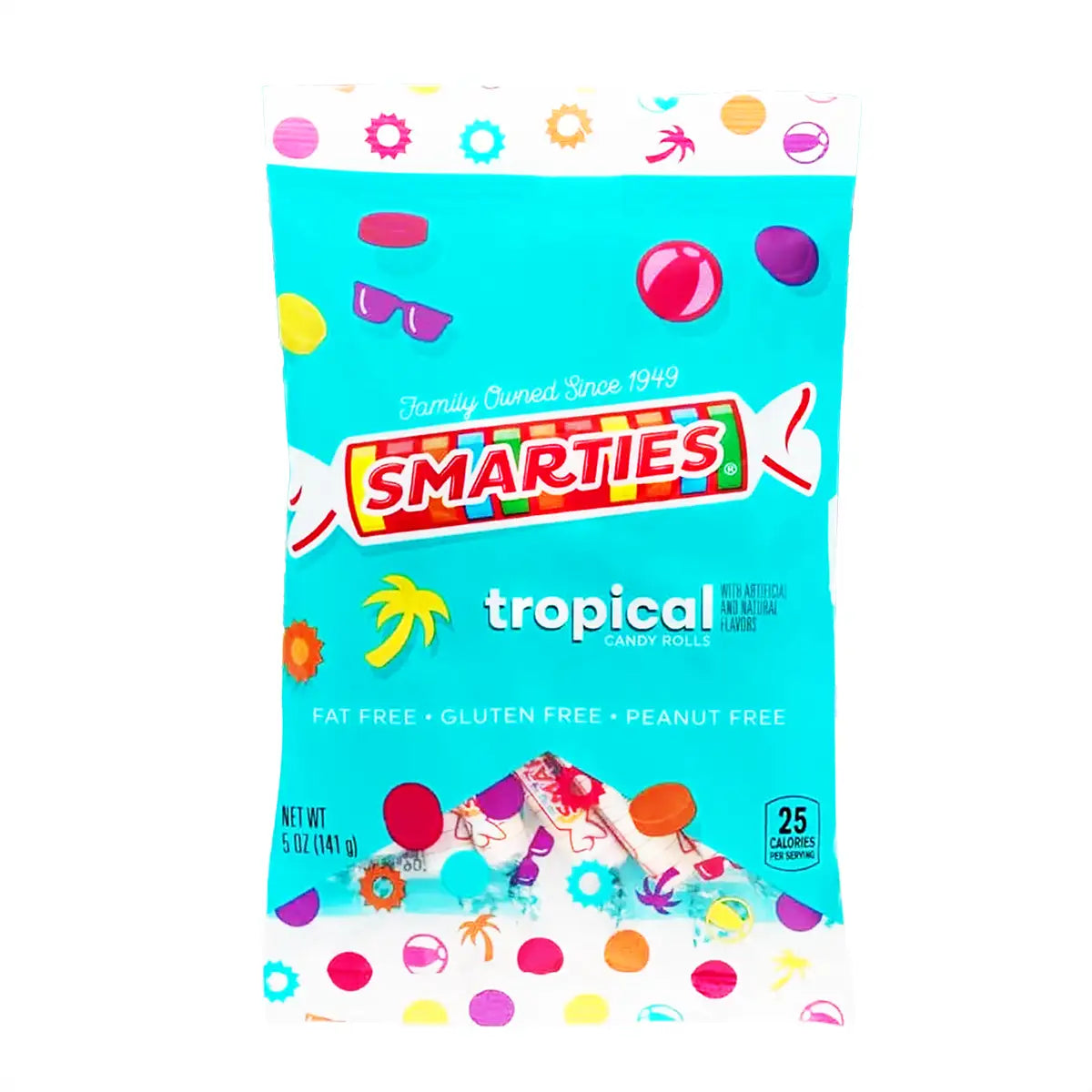 Dulces Smarties Tropical, 141 g