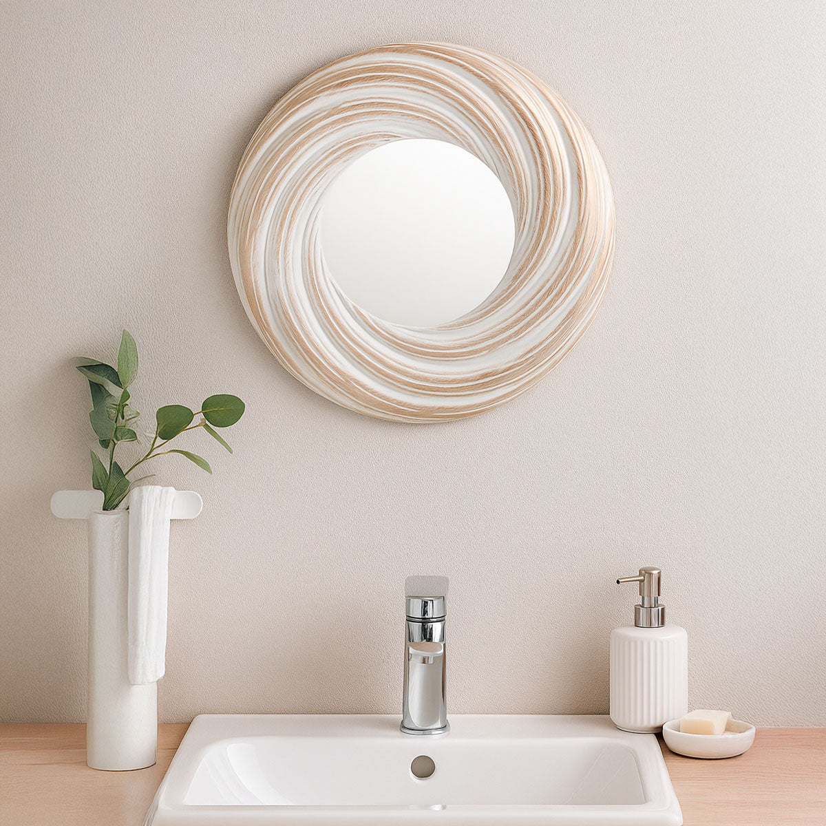 Set de 3 Espejos Cuadrados con Diseño