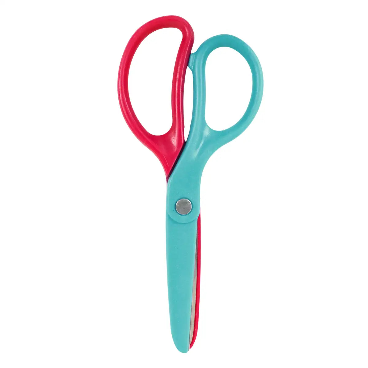 Tijeras Escolares, Color Rosa y Verde
