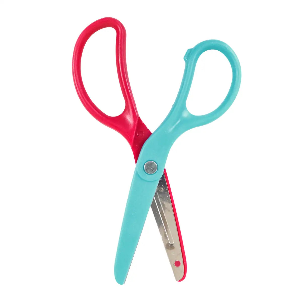 Tijeras Escolares, Color Rosa y Verde