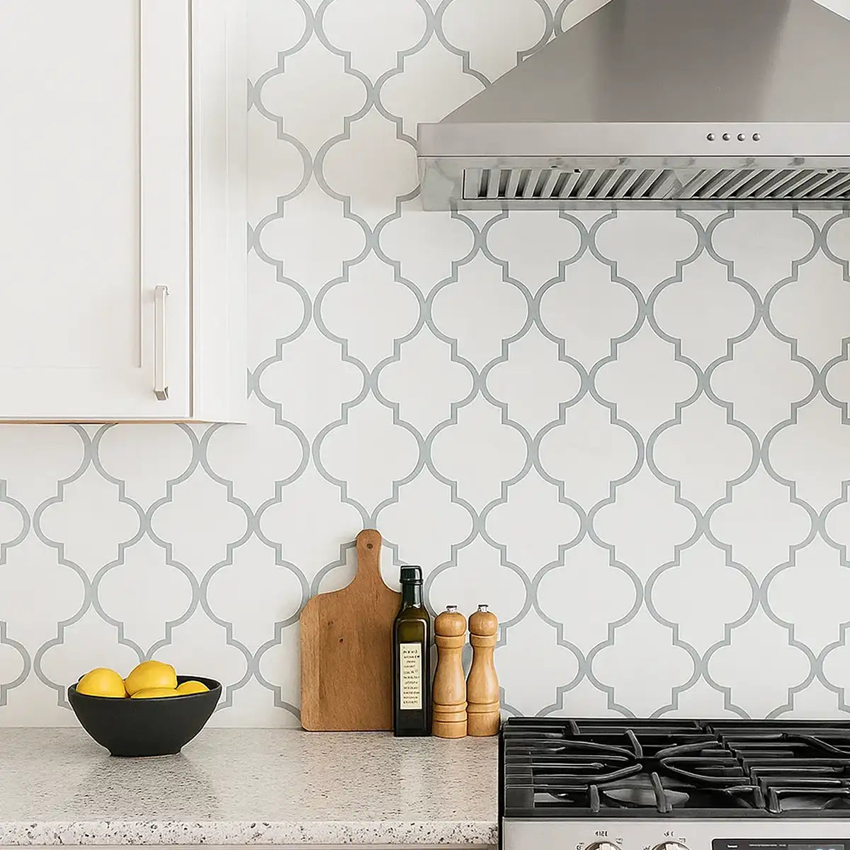 Adhesivo con Acabado de Granito, Greca