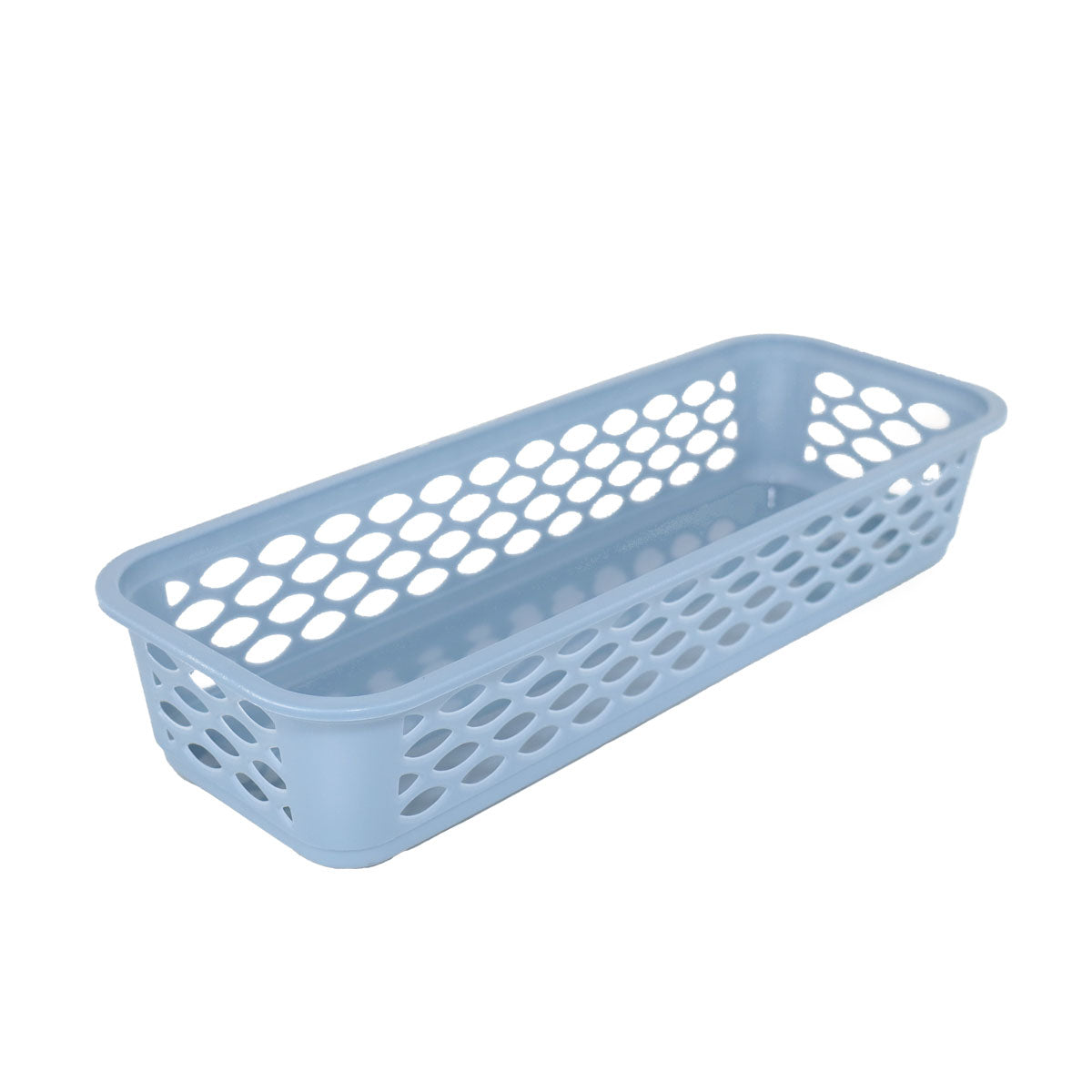 Bandeja Organizadora Rectangular de Plástico, Color Azul