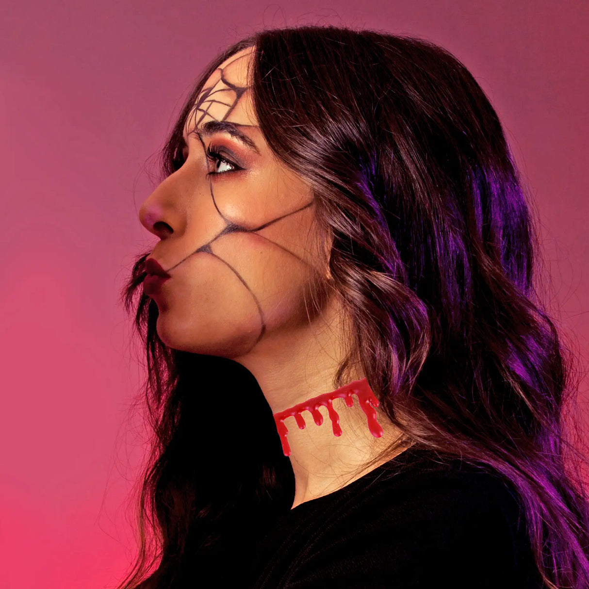 Collar con Diseño de Sangre para Disfraz de Halloween