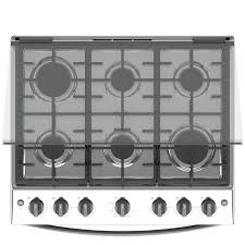 ESTUFA MOD. WFR5200D 30" ACERO ENC. ELECTRÓNICO, CUBIERTA ACERO, PARRILLAS DE HIERRO