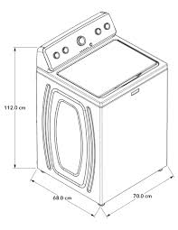 LAVADORA MOD. 7MMVWC465JW 20KG