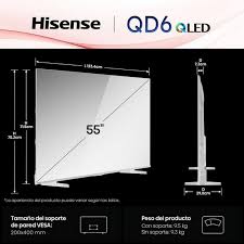 TELEVISOR MOD. 55QD6QV QLED VIDAA